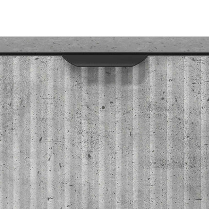 Sideboard Beton Grå 69,5 x 33 x 82 cm Konstrueret træ