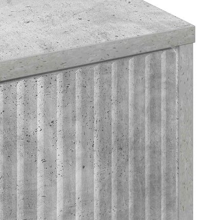 Sideboard Beton Grå 69,5 x 33 x 82 cm Konstrueret træ