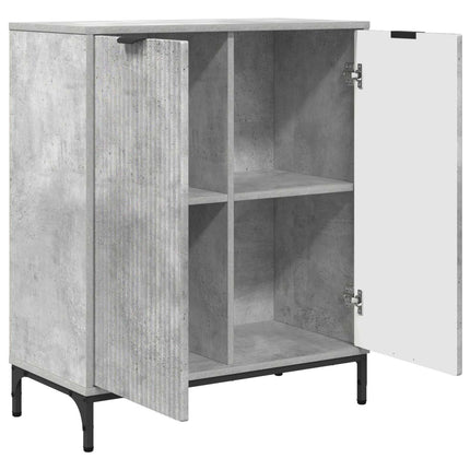 Sideboard Beton Grå 69,5 x 33 x 82 cm Konstrueret træ