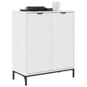 Sideboard Høj gloss hvid 69,5 x 33 x 82 cm Konstrueret træ