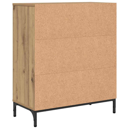 Sideboard Artisan Egetræ 69,5 x 33 x 82 cm Konstrueret træ