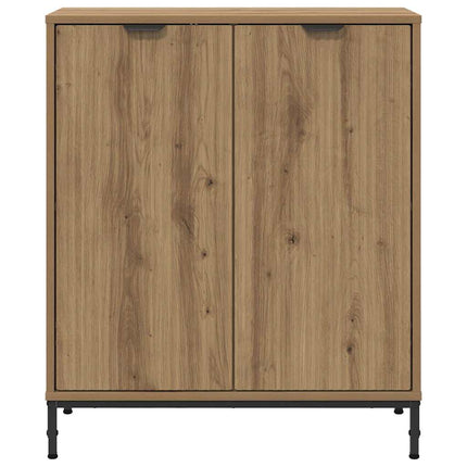 Sideboard Artisan Egetræ 69,5 x 33 x 82 cm Konstrueret træ