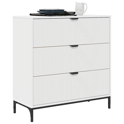 Sideboard Hvid 79,5 x 33 x 82 cm Konstrueret træ