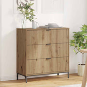 Sideboard Artisan Egetræ 79,5 x 33 x 82 cm Konstrueret træ