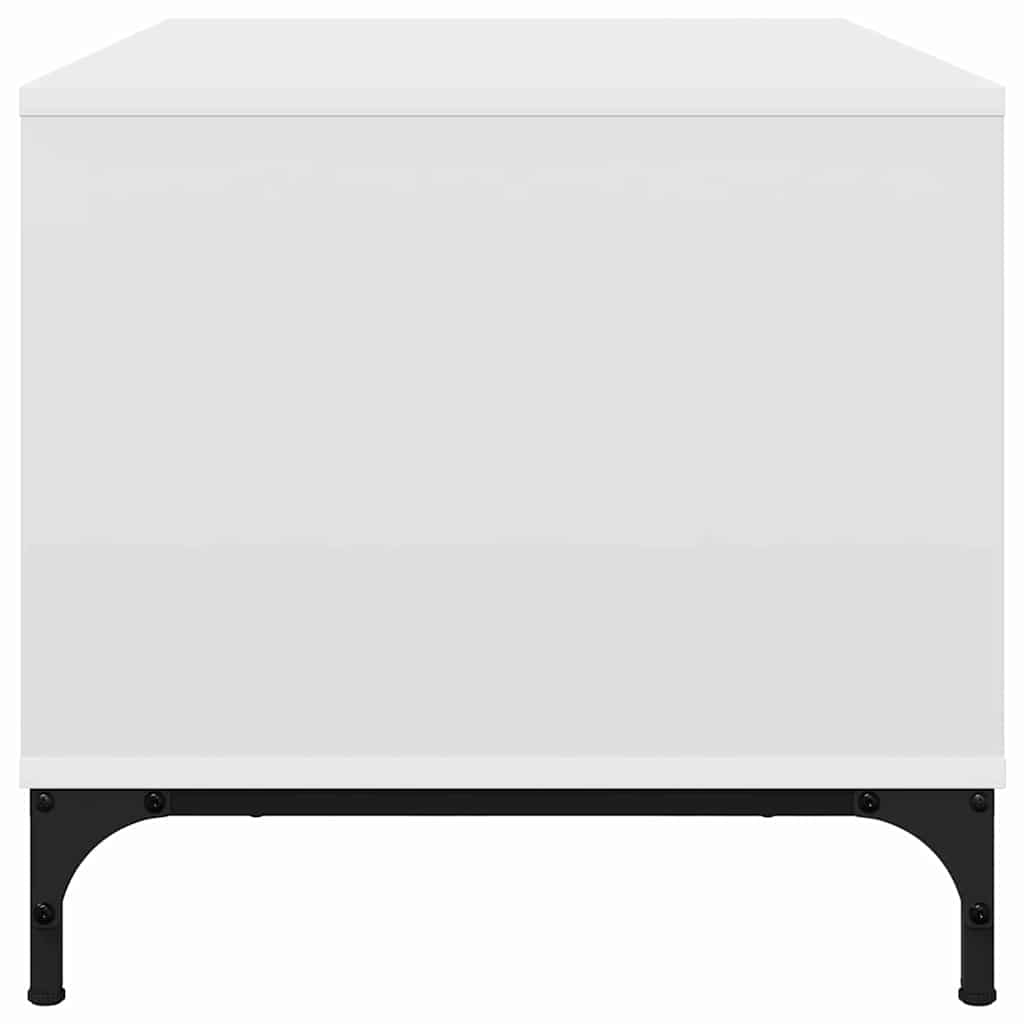 Sofabord Hvid 90 x 49 x 46 cm Konstrueret træ