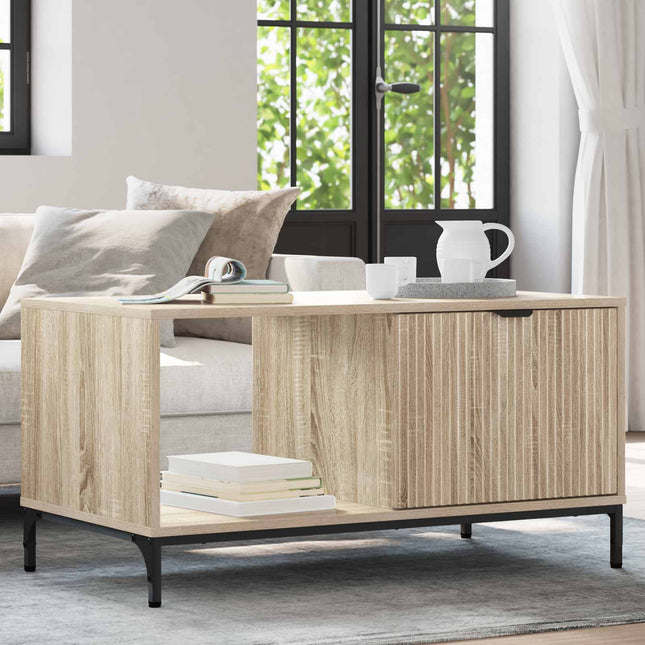 Sofabord Sonoma eg 90 x 49 x 46 cm Konstrueret træ