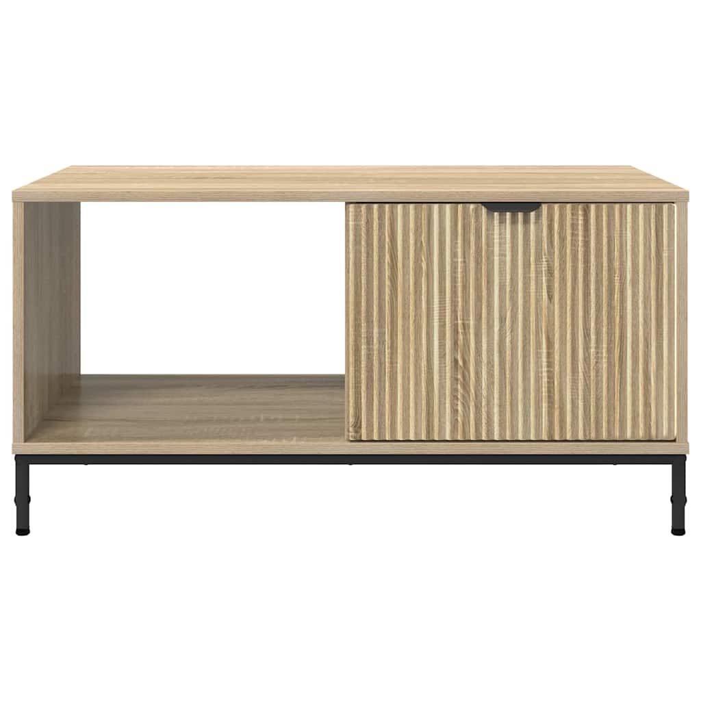 Sofabord Sonoma-eg 90 x 49 x 46 cm Konstrueret træ