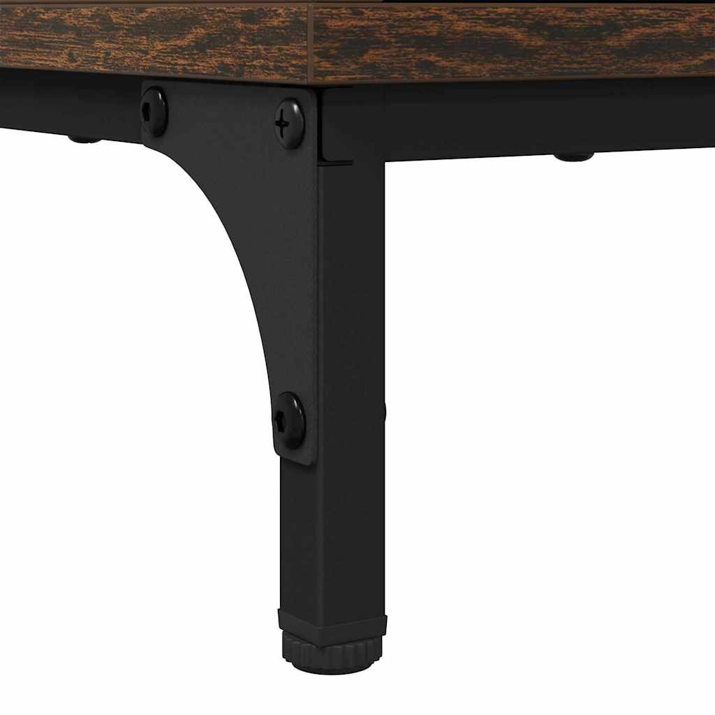 Sofabord Røget eg 90 x 49 x 46 cm Konstrueret træ