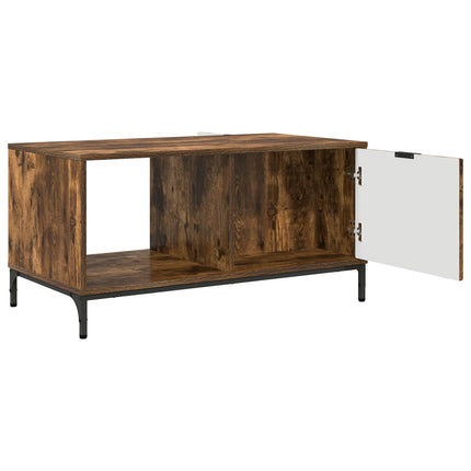 Sofabord Røget eg 90 x 49 x 46 cm Konstrueret træ
