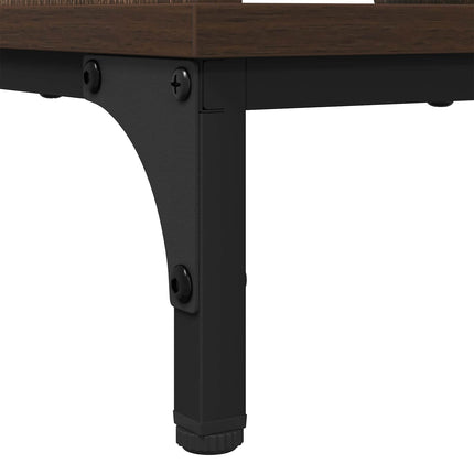 Sofabord Brun eg 90 x 49 x 46 cm Konstrueret træ