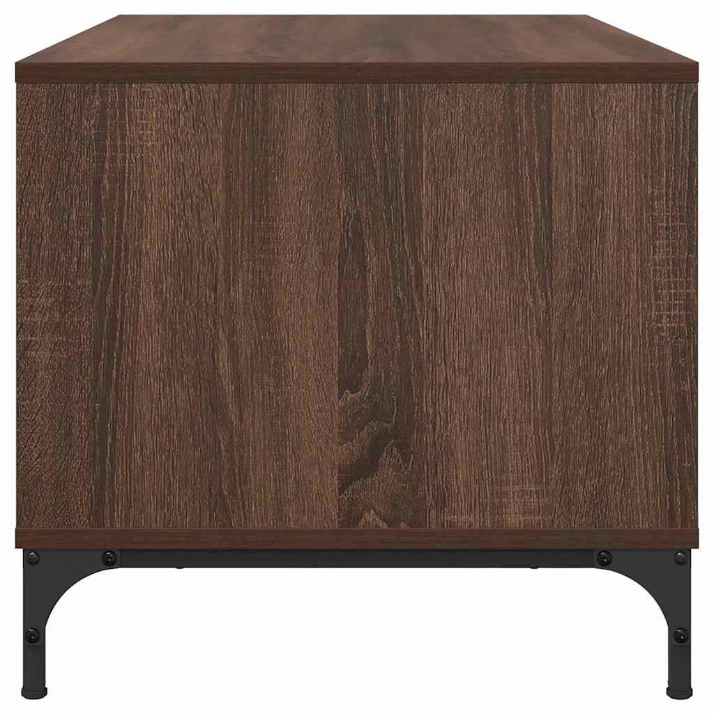 Sofabord Brun eg 90 x 49 x 46 cm Konstrueret træ