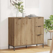 Sideboard Artisan Egetræ 89,5 x 33 x 82 cm Konstrueret træ