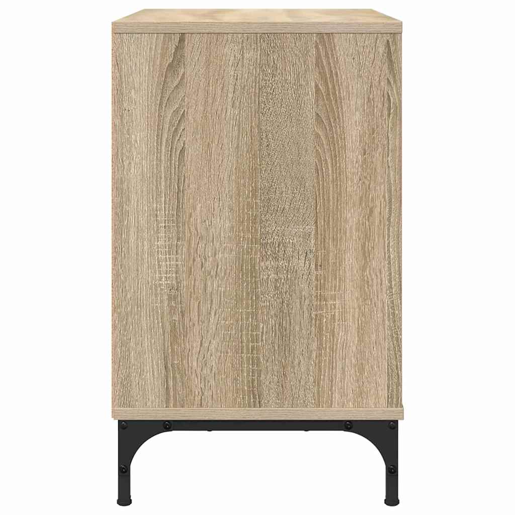 Sengebord Sonoma-eg 63.5 x 36 x 61 cm Konstrueret træ