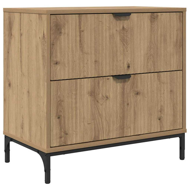 Sengebord artisan eg 63.5 x 36 x 61 cm Konstrueret træ
