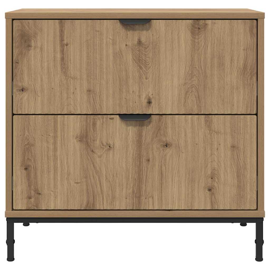 Sengebord artisan eg 63.5 x 36 x 61 cm Konstrueret træ