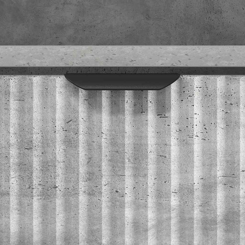 Sengeborde 2 pcs Betongrå 49 x 36 x 61 cm Konstrueret træ