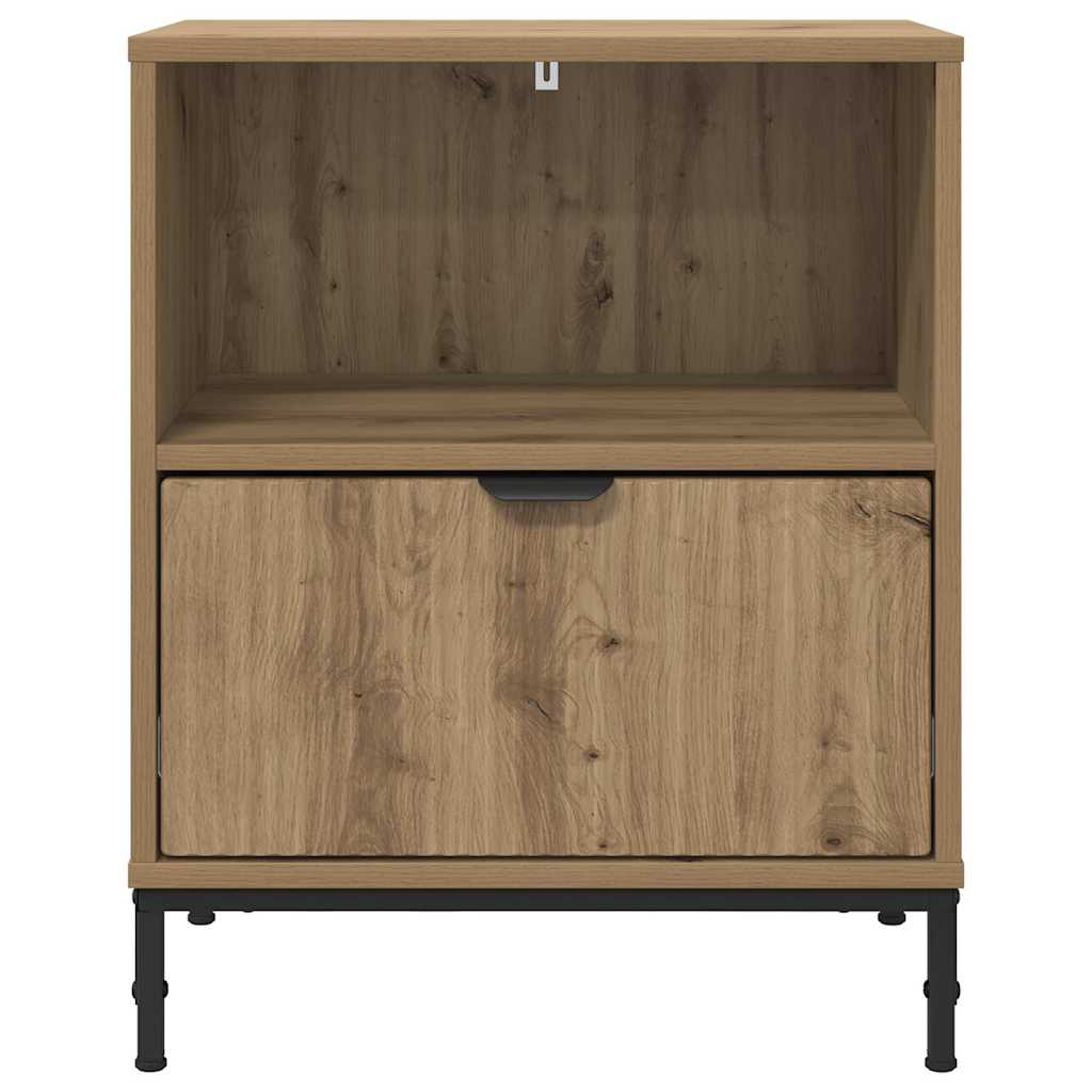 Natskab 2 pcs artisan eg 49 x 36 x 61 cm Konstrueret træ