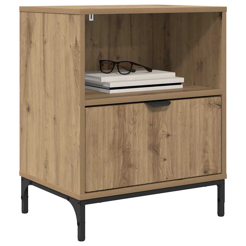 Natskab 2 pcs artisan eg 49 x 36 x 61 cm Konstrueret træ