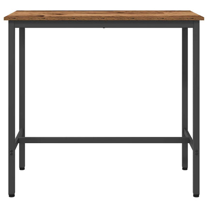 bord Gammelt træ 100 x 50 x 90,5 cm Ingeniørtræ og stål