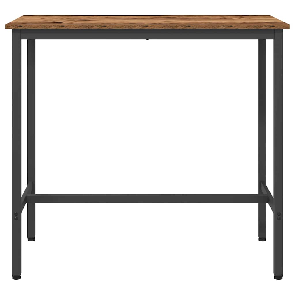 bord Gammelt træ 100 x 50 x 90,5 cm Ingeniørtræ og stål