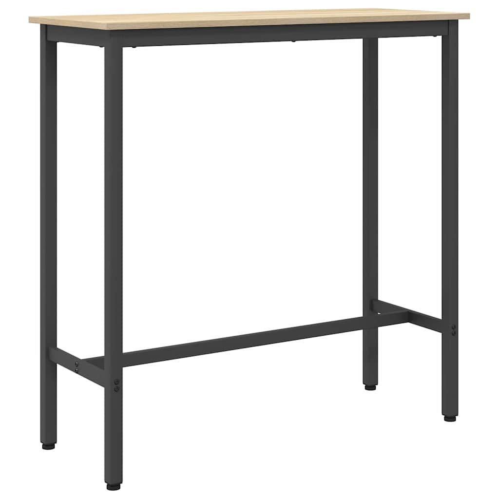 bord Sonoma eg 100 x 40 x 100,5 cm Ingeniørtræ og stål