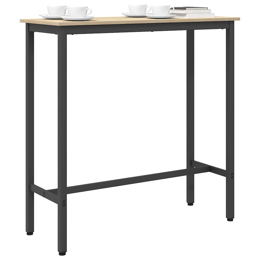 bord Sonoma eg 100 x 40 x 100,5 cm Ingeniørtræ og stål