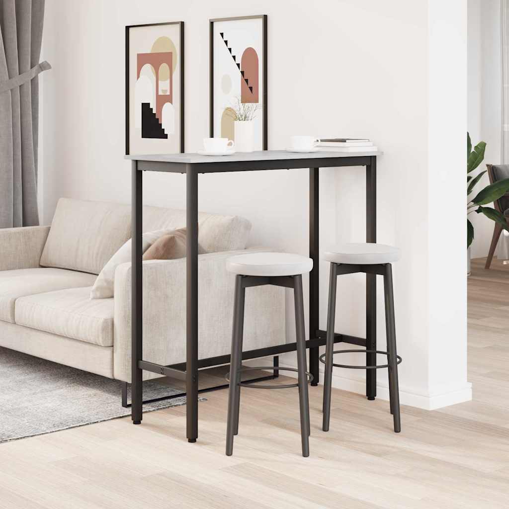 bord Grå Sonoma 100 x 40 x 100,5 cm Ingeniørtræ og stål