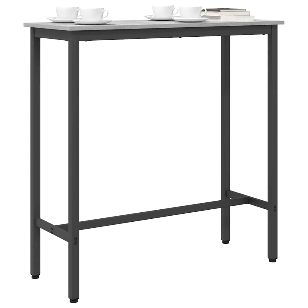 bord Grå Sonoma 100 x 40 x 100,5 cm Ingeniørtræ og stål