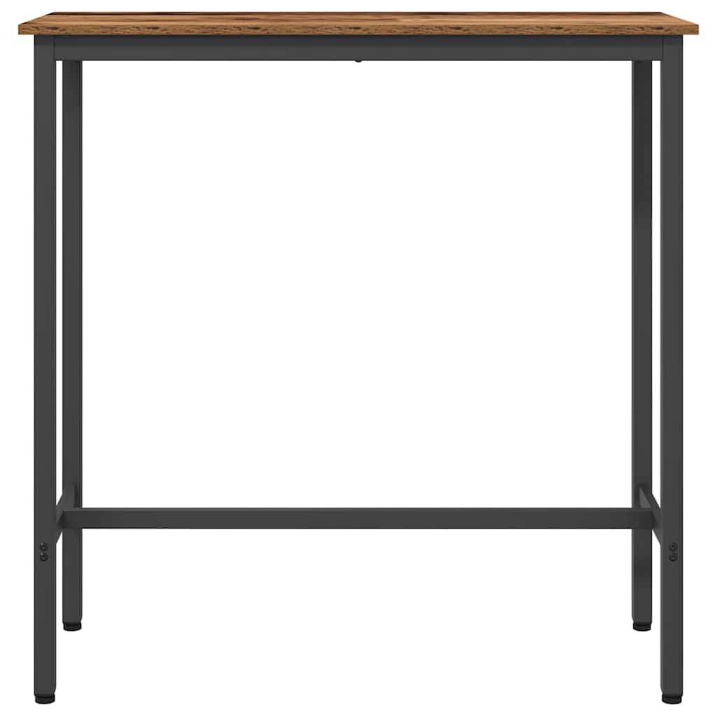bord Gammelt træ 100 x 40 x 100,5 cm Ingeniørtræ og stål