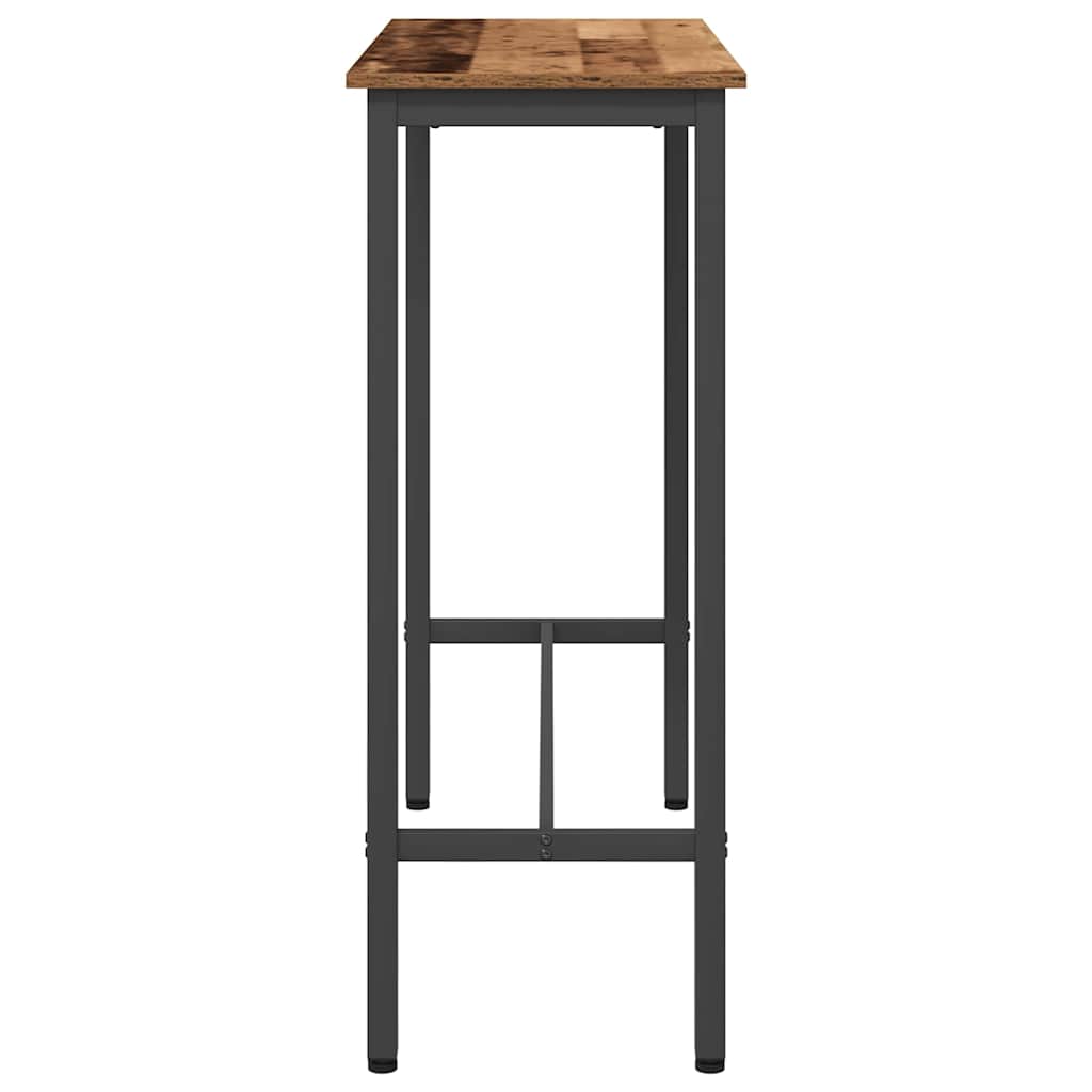 bord Gammelt træ 100 x 40 x 100,5 cm Ingeniørtræ og stål