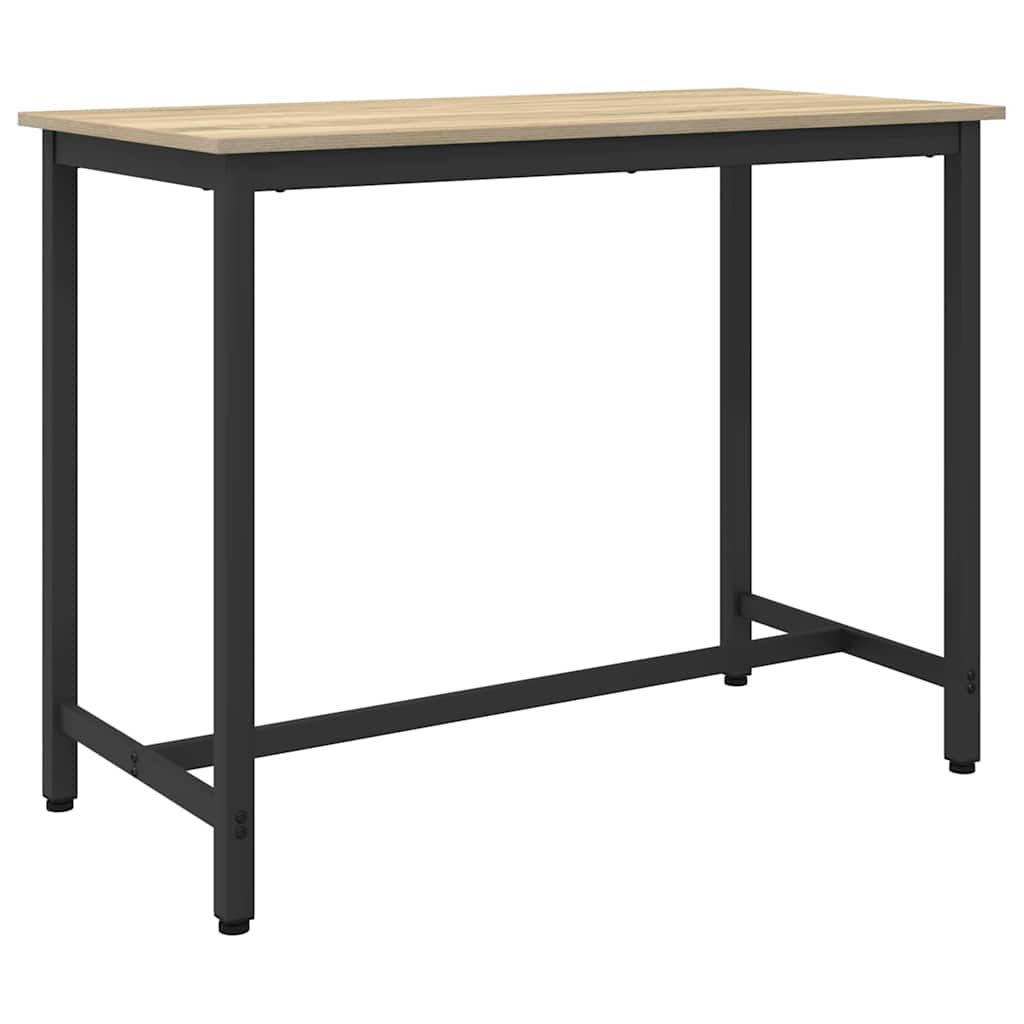 bord Sonoma eg 100 x 50 x 76,5 cm Ingeniørtræ og stål billede