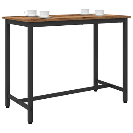 bord Gammelt træ 100 x 50 x 76,5 cm Ingeniørtræ og stål