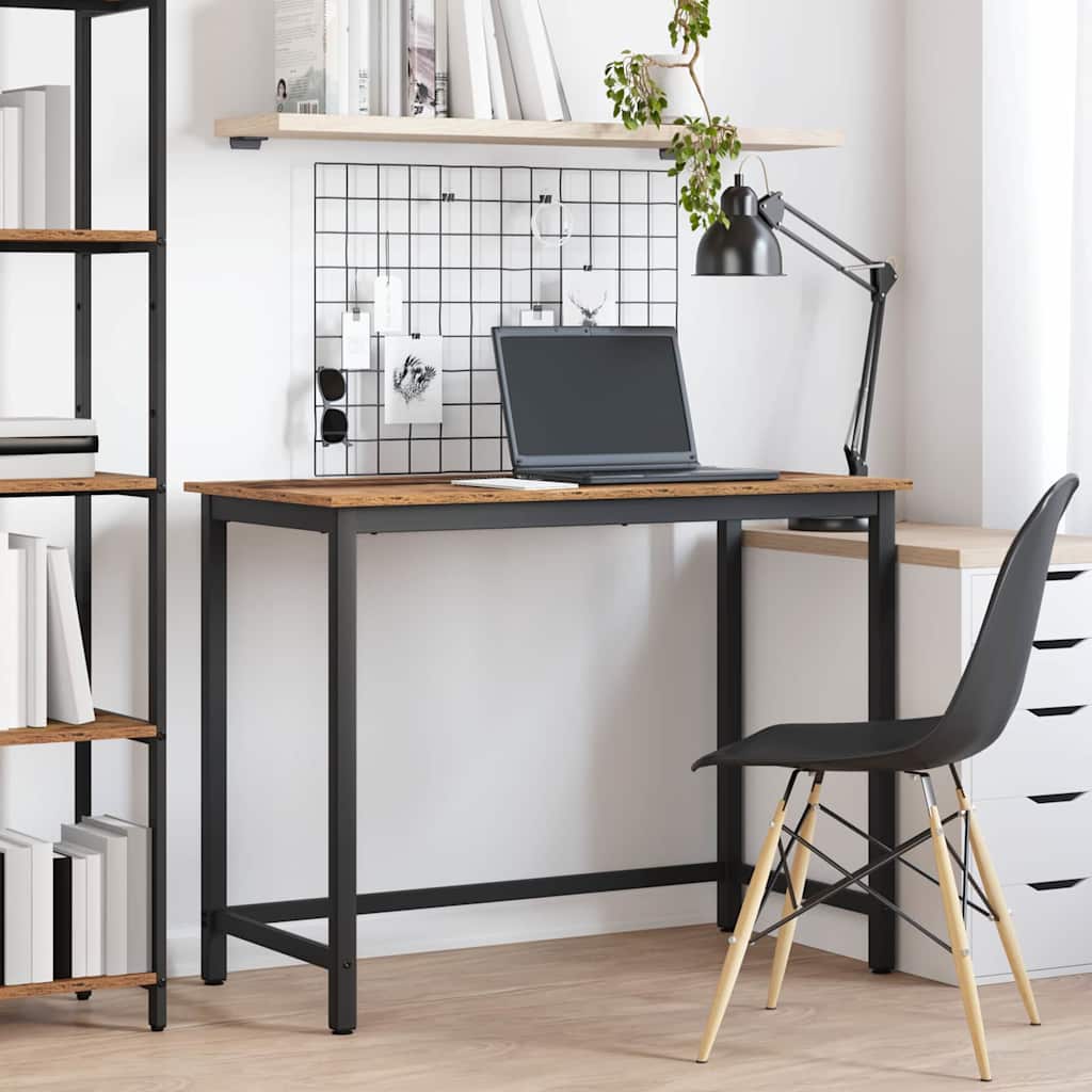 bord Gammelt træ 80 x 50 x 76,5 cm Ingeniørtræ og stål