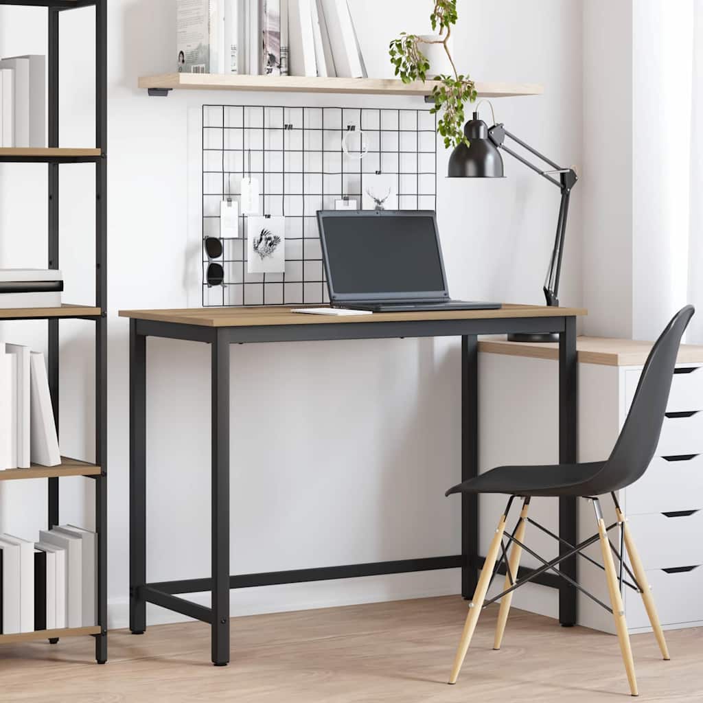 bord Artisan Egetræ 80 x 50 x 76,5 cm Ingeniørtræ og stål