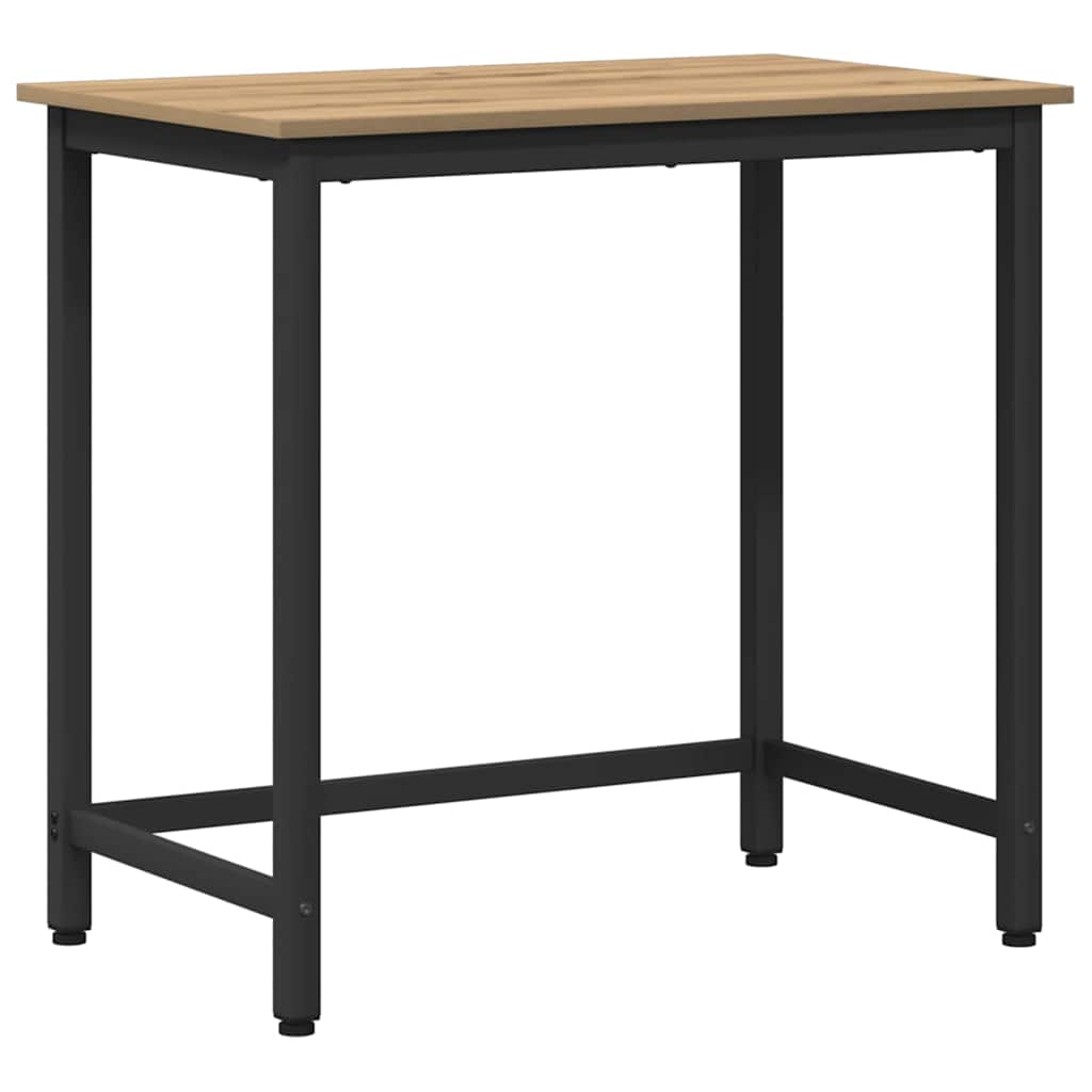 bord Artisan Egetræ 100 x 50 x 76,5 cm Ingeniørtræ og stål