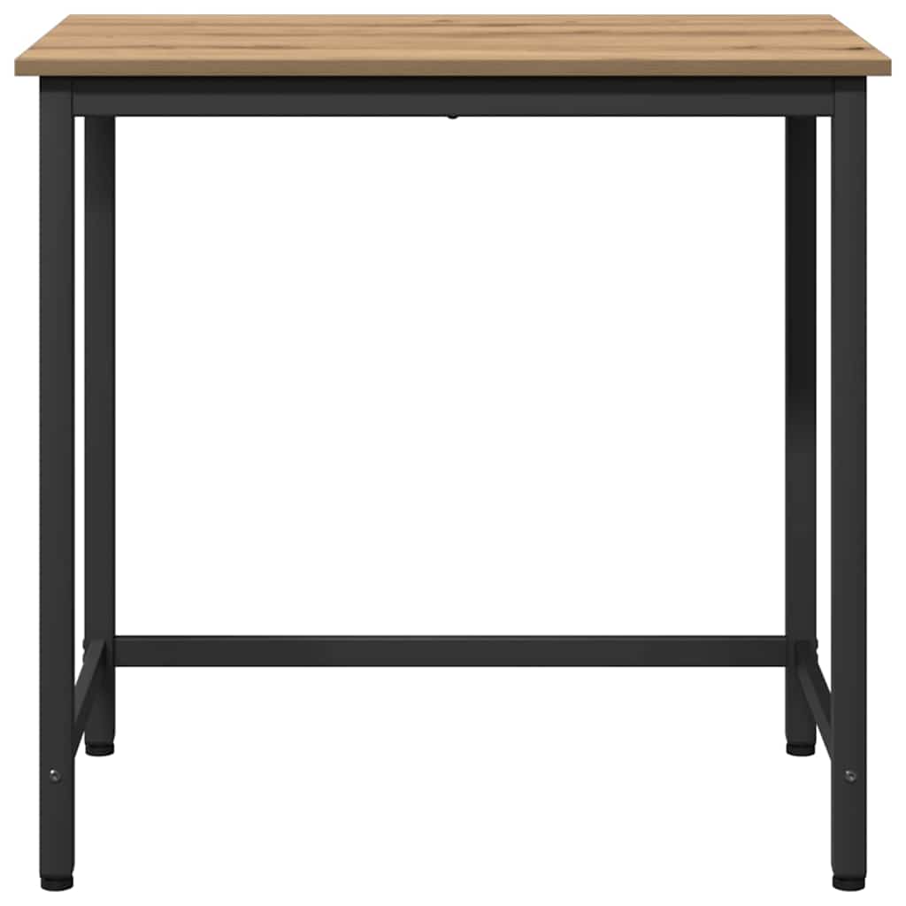 bord Artisan Egetræ 100 x 50 x 76,5 cm Ingeniørtræ og stål