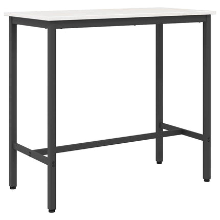 bord Hvid 100 x 50 x 91 cm Ingeniørtræ og stål