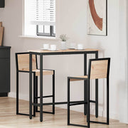 bord Naturfarvet 100 x 40 x 101 cm Ingeniørtræ og stål