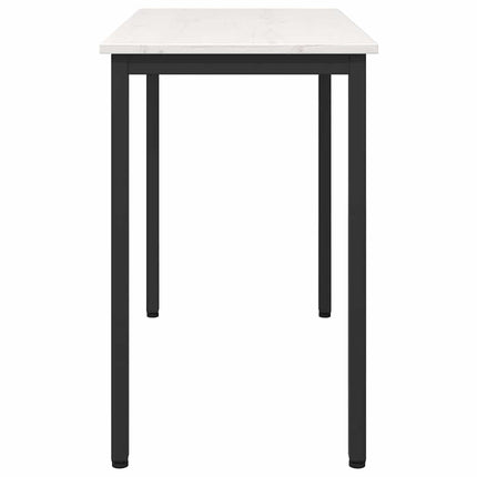 bord Hvid 100 x 50 x 77 cm Ingeniørtræ og stål