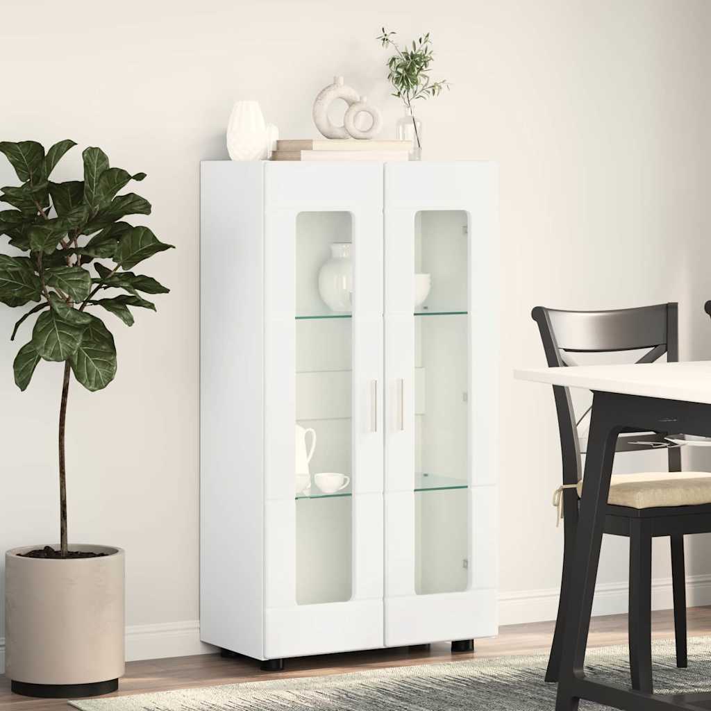Sideboard FLORIN Hvid 55,5 x 29 x 100 cm Konstrueret træ