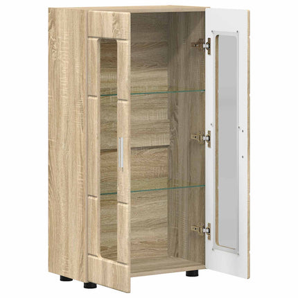Sideboard FLORIN 55,5 x 29 x 100 cm Sonoma eg Konstrueret træ