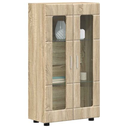 Sideboard FLORIN 55,5 x 29 x 100 cm Sonoma eg Konstrueret træ
