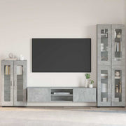 Sideboard FLORIN Beton Grå 55,5 x 29 x 100 cm Konstrueret træ