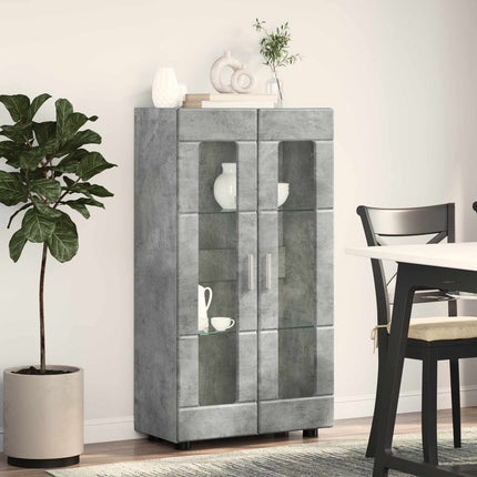 Sideboard FLORIN Beton Grå 55,5 x 29 x 100 cm Konstrueret træ