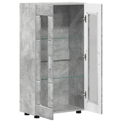 Sideboard FLORIN Beton Grå 55,5 x 29 x 100 cm Konstrueret træ