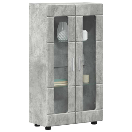 Sideboard FLORIN 55,5 x 29 x 100 cm Beton Grå Konstrueret træ