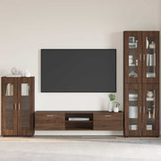 Sideboard FLORIN Brun eg 55,5 x 29 x 100 cm Konstrueret træ