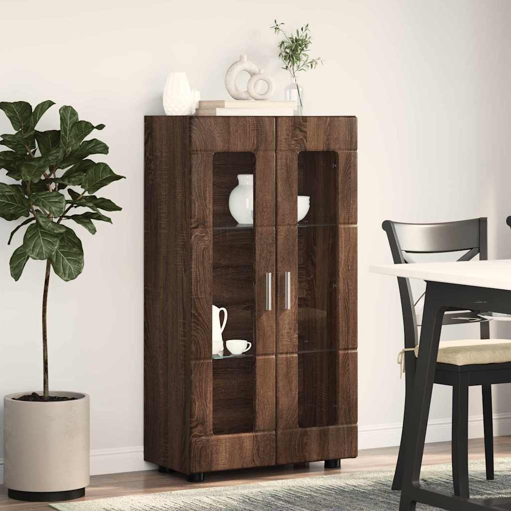 Sideboard FLORIN Brun eg 55,5 x 29 x 100 cm Konstrueret træ