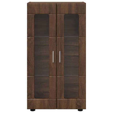 Sideboard FLORIN 55,5 x 29 x 100 cm Brun eg Konstrueret træ