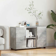 Sideboard med hylde FLORIN Beton Grå 88,5 x 30,5 x 55,5 cm